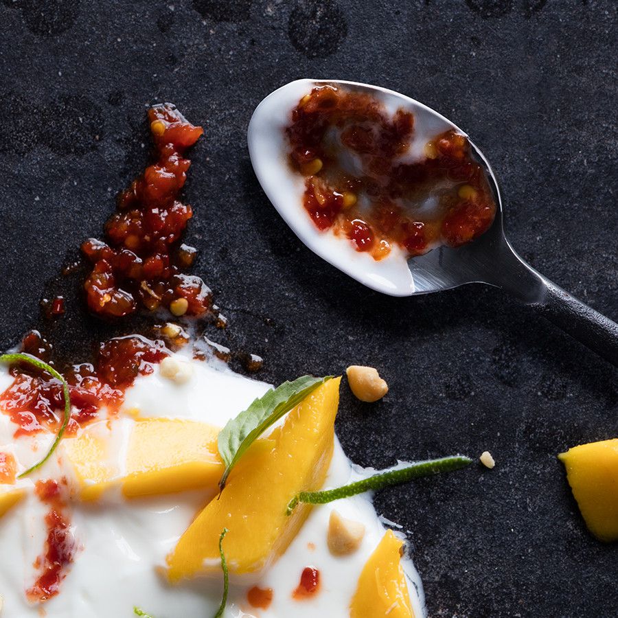 Le yogourt et le piquant